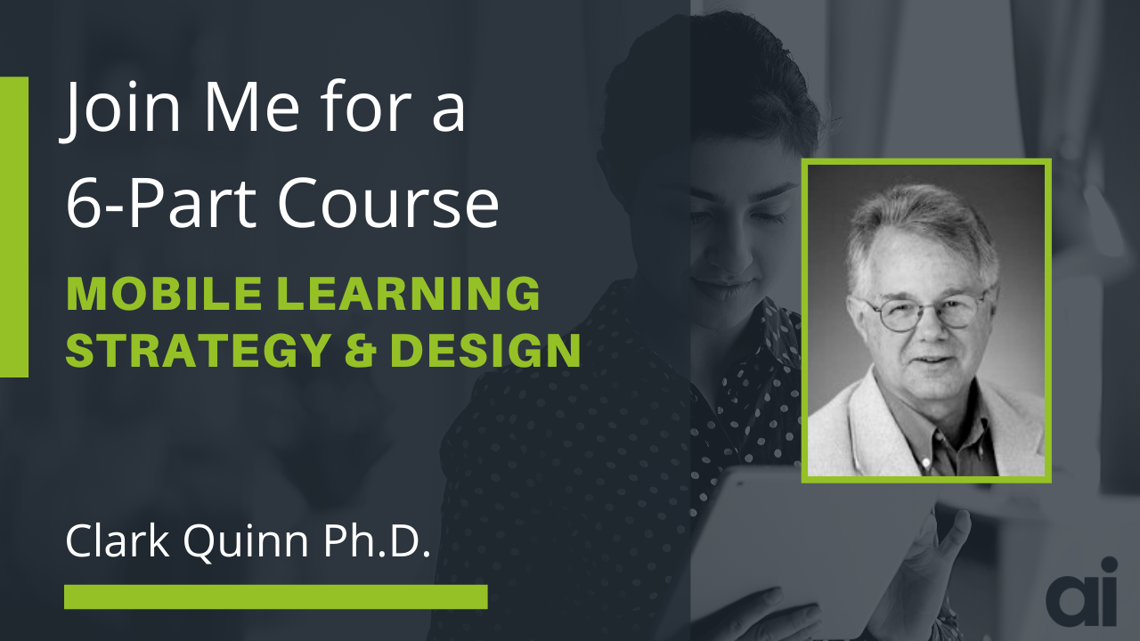 Join Me for a 6-Part Course on Mobile Learning