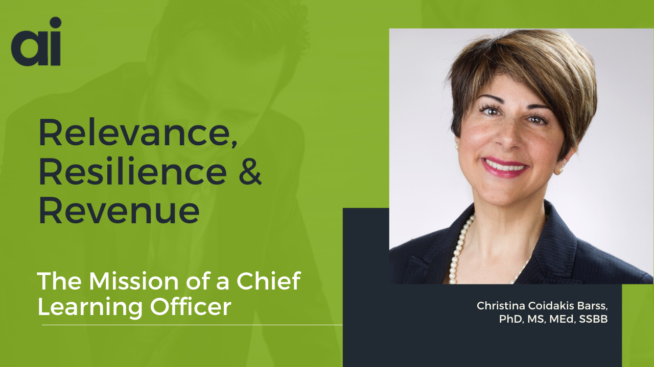 Chief Learning Officer - Relevance, Resilience & Revenue